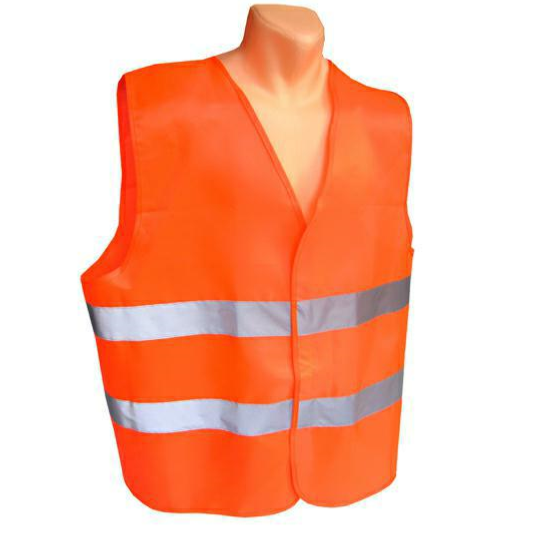 Gilet haute visibilité orange