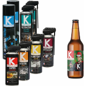 Pack de 8 aérosols Karzhañ - bière de noël offerte