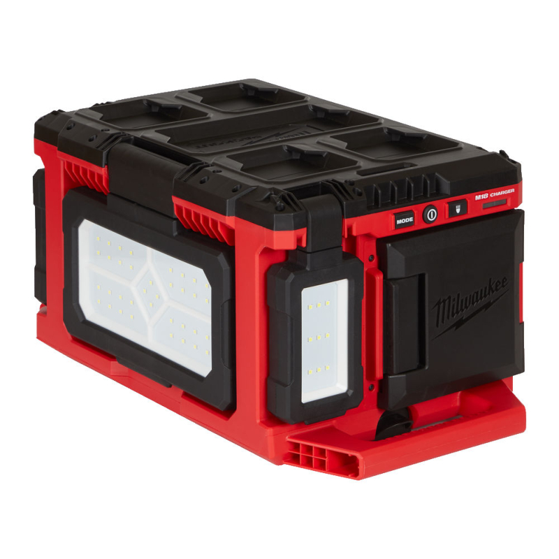 Projecteur 3000 lumens + chargeur Packout M18 POALC-0 | MILWAUKEE